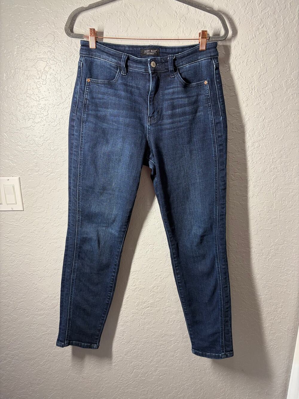 Judy Blue Dark Wash Boyfriend Fit Jeans Sz 7/28 Stretch